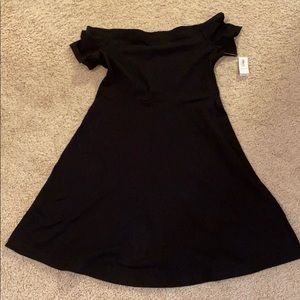 NWT black Old Navy off shoulder dress